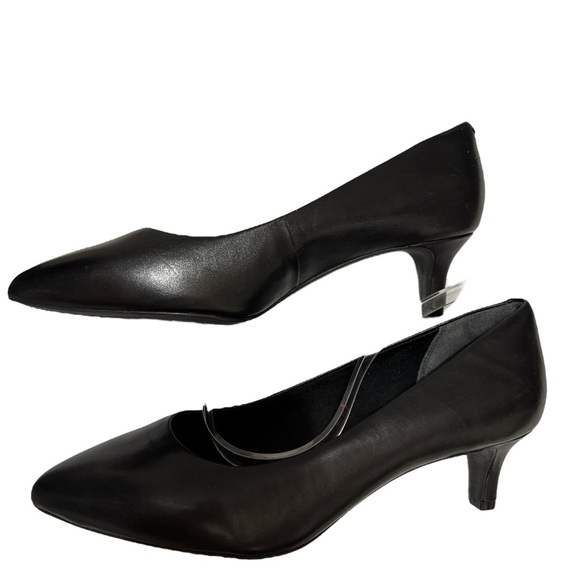 Rockport Black Heels Sleek Minimalist Design - Picture 3 of 8